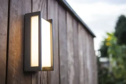 LED Außenlampe Aluminium RGB IP54 16 W H:22 cm dimmbar