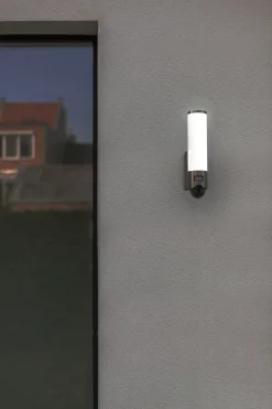 LED Außenlampe Bewegungsmelder Edelstahl IP44 dimmbar