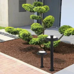 LED Außenlampe Garten 45 cm IP44 Anthrazit 4000 K 505 lm