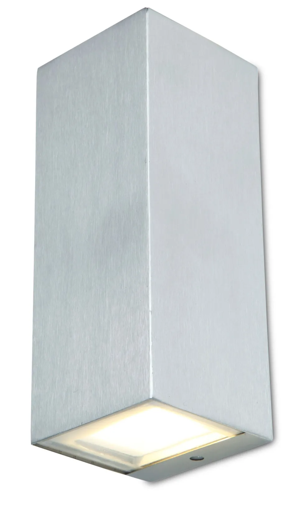 LED Außenlampe Up Down H:16,2 cm IP44 3000 K in Nickel