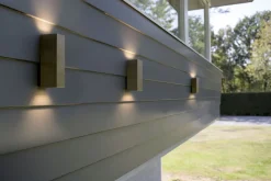 LED Außenlampe Up Down H:16,2 cm IP44 3000 K in Nickel