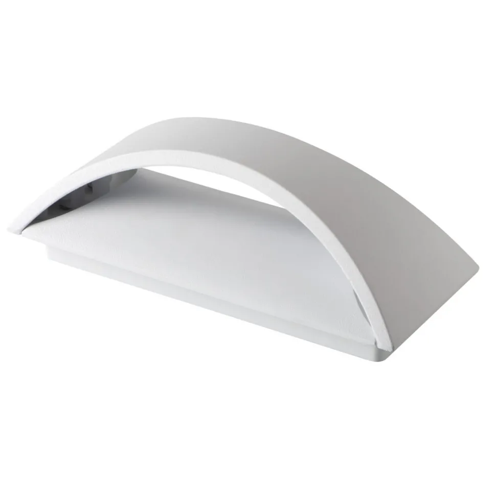 LED Außenlampe Up Down Weiß IP54 Aluminium Eingang