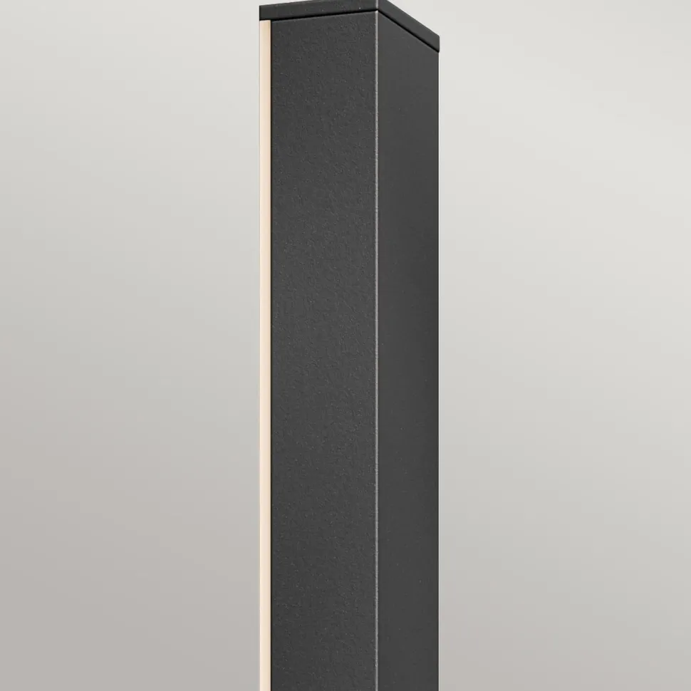 LED Außenlampe Wand 76,2 cm hoch IP44 Schwarz indirektes Licht