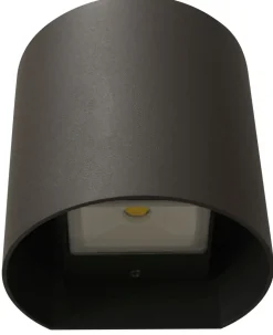 LED Außenlampe Wand Aluminium IP44 8 W 650 lm Anthrazit