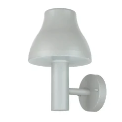 LED Außenlampe Wand in Silber IP44 680 lm 3000 K