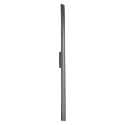 LED Außenlampe Wand Metall Grau IP65 H:121 cm indirekt
