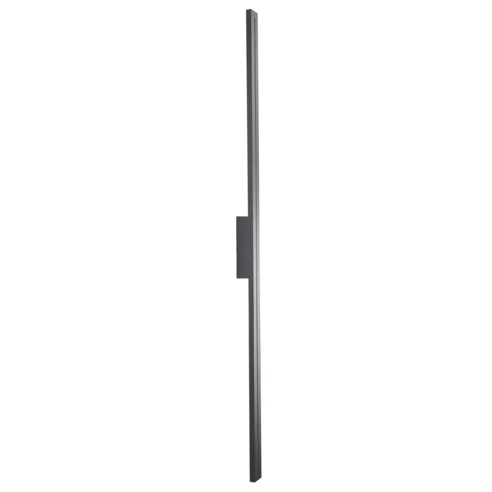 LED Außenlampe Wand Metall Grau IP65 H:121 cm indirekt