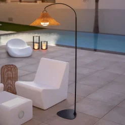 LED Außenleuchte Akku 2700 K 2-in-1 Wand Steh