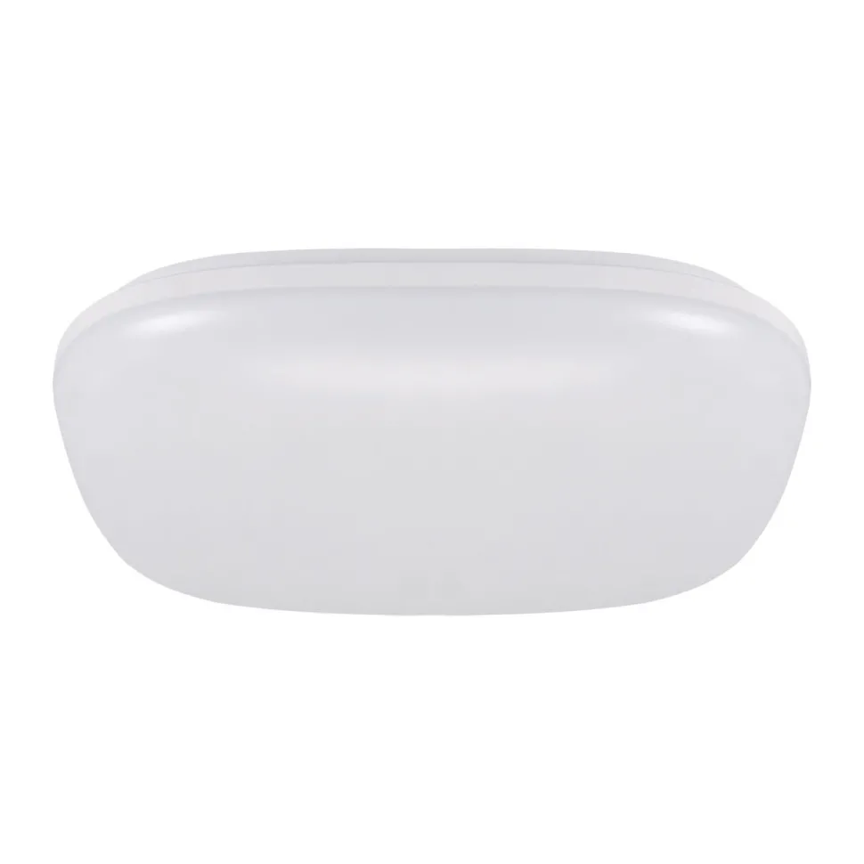 LED Außenleuchte Decke IP65 klein 28 cm breit Weiß