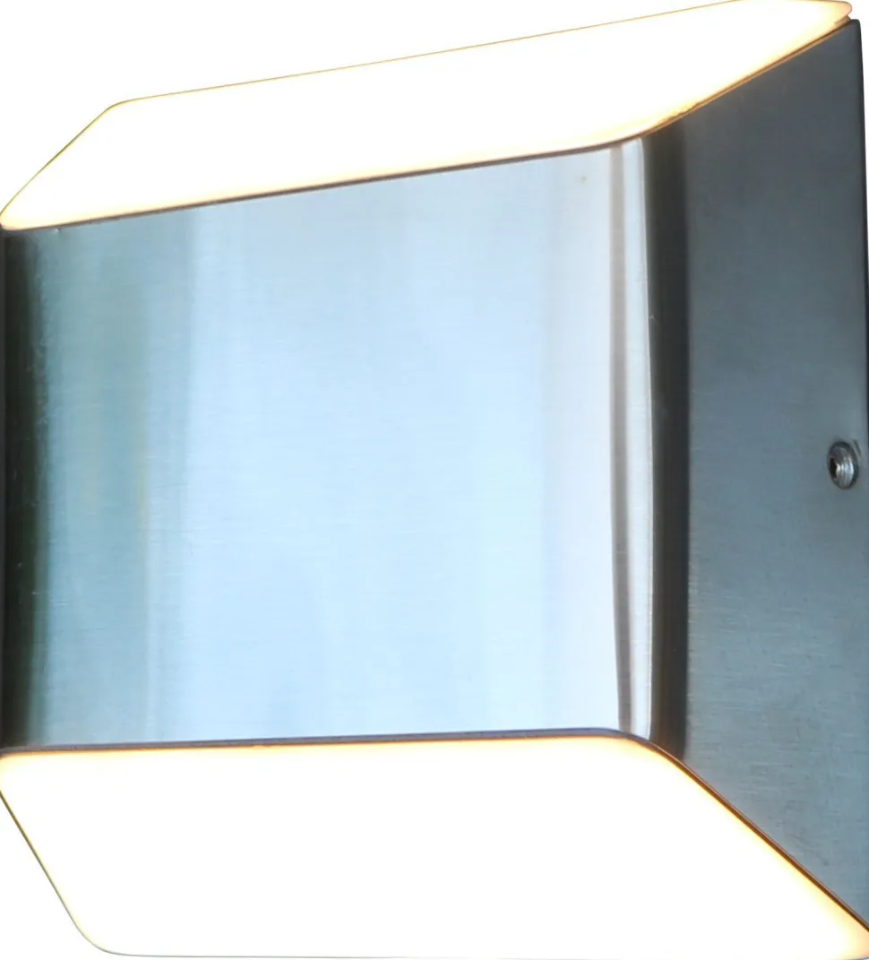 LED Außenleuchte Edelstahl IP54 H:12,4 cm 7 W Up Down