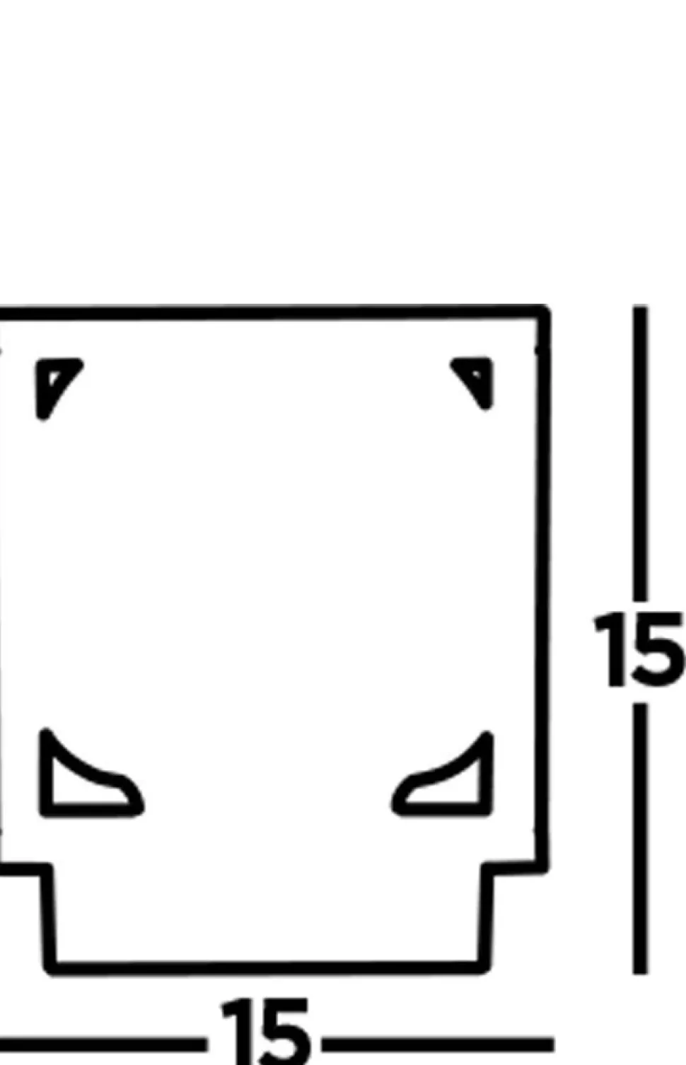 LED Außenleuchte IP54 Schwarz Weiß 15 cm 3000 K klein