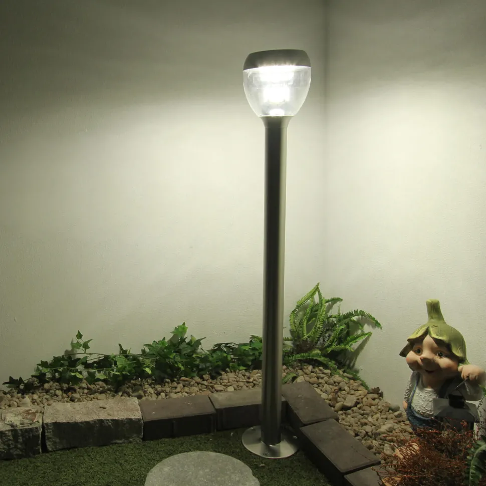 LED Außenleuchte Modern Edelstahl Optik