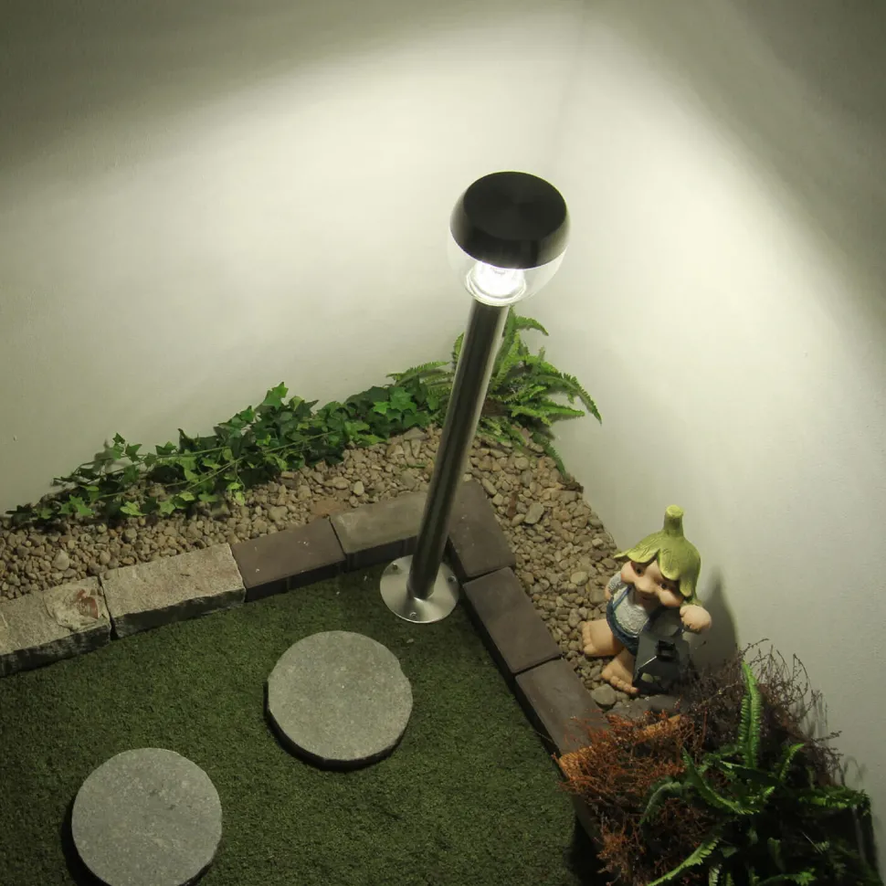 LED Außenleuchte Modern Edelstahl Optik