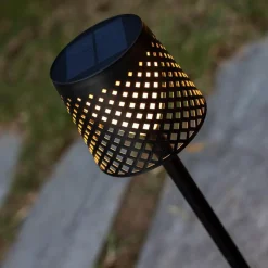 LED Außenleuchte Solar 5-in-1 Erdspieß Wand Tisch Boden IP65