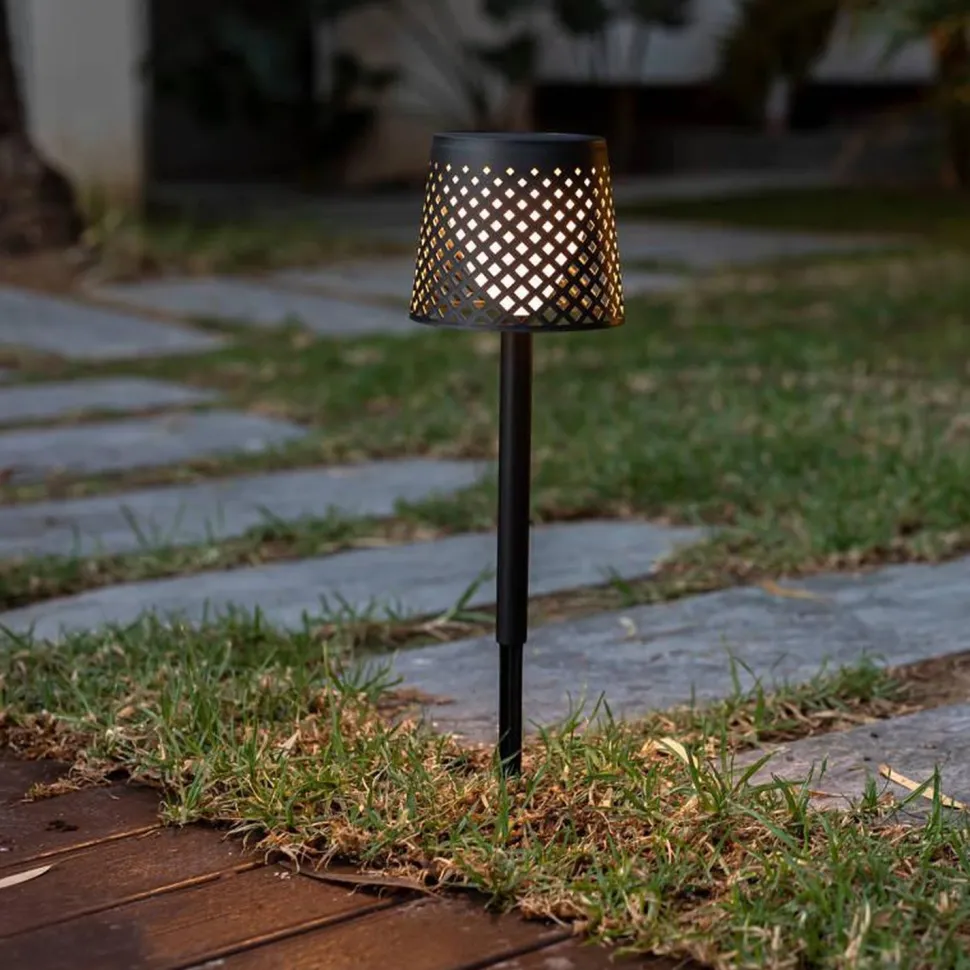 LED Außenleuchte Solar 5-in-1 Erdspieß Wand Tisch Boden IP65