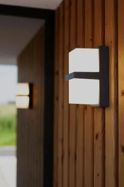 LED Außenleuchte Wand Aluminium Anthrazit IP54 3000 K