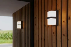 LED Außenleuchte Wand Aluminium Anthrazit IP54 3000 K