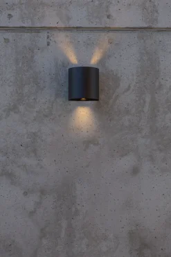 LED Außenleuchte Wand Aluminium IP54 400 lm Up Down