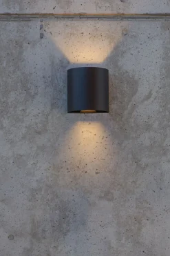 LED Außenleuchte Wand Aluminium IP54 400 lm Up Down