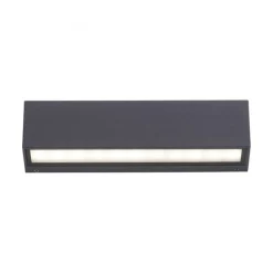 LED Außenleuchte Wand Aluminium B:25 cm IP65 Up & Down