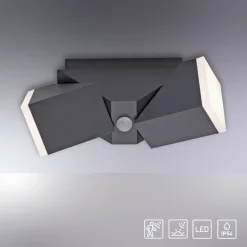 LED Außenleuchte Wand mit Bewegungsmelder IP54 Up Down
