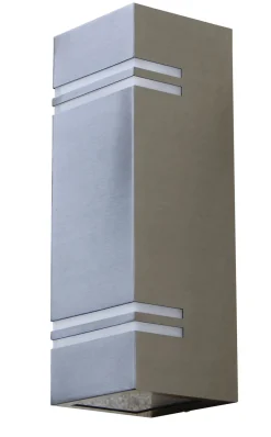 LED Außenleuchte Wand Up Down Edelstahl IP54 3000 K