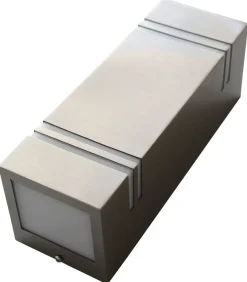 LED Außenleuchte Wand Up Down Edelstahl IP54 3000 K