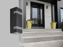 LED Außenleuchte Wand Up Down Aluminium IP54 3000 K