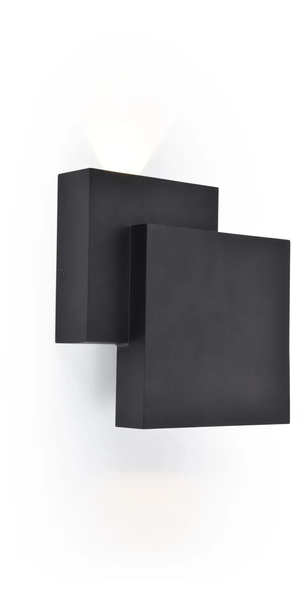 LED Außenleuchte Wand Up Down IP44 B:19,5 cm Schwarz