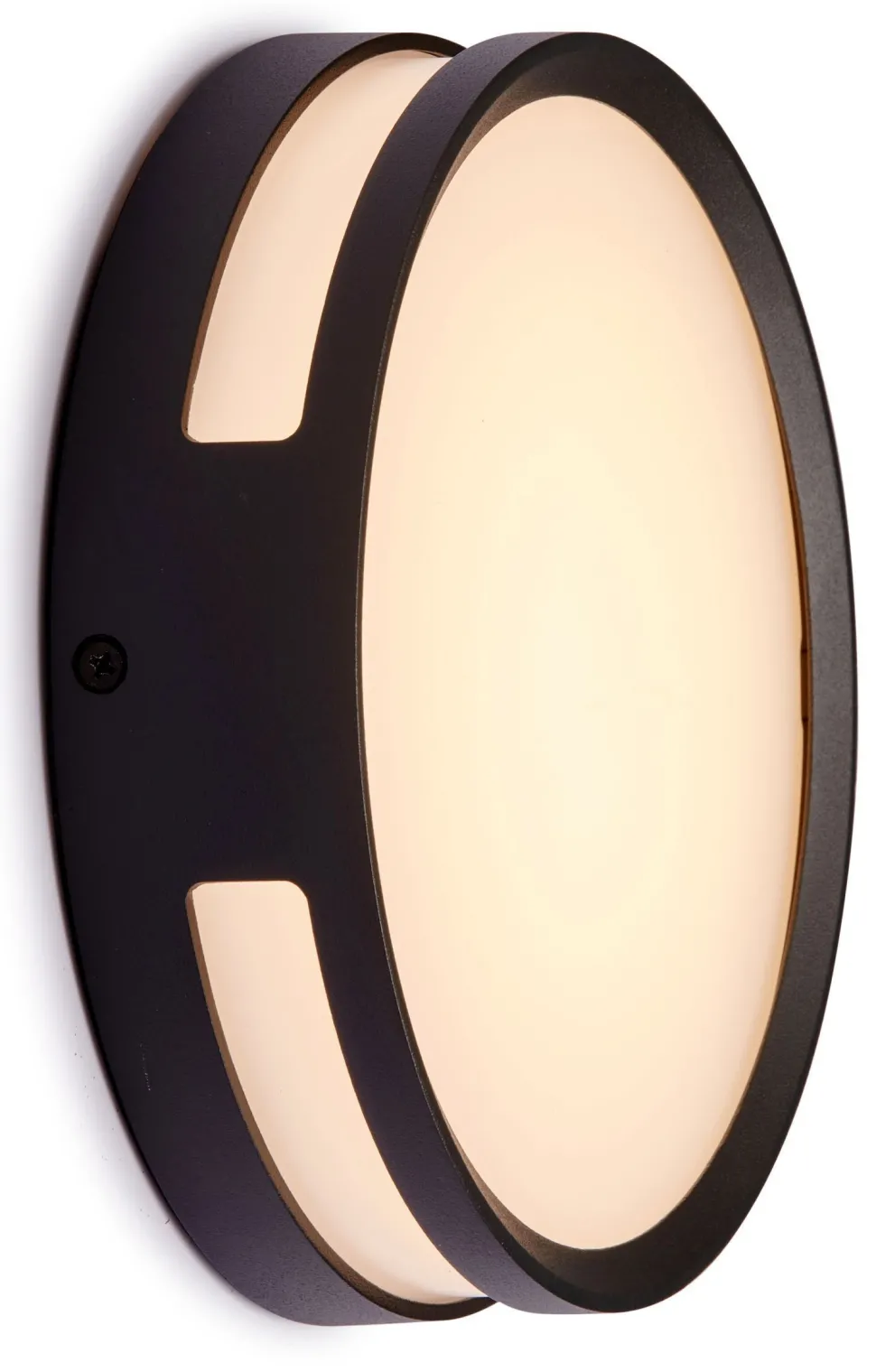 LED Außenwandlampe Aluminium rund Ø18,3 cm IP54 3000 K