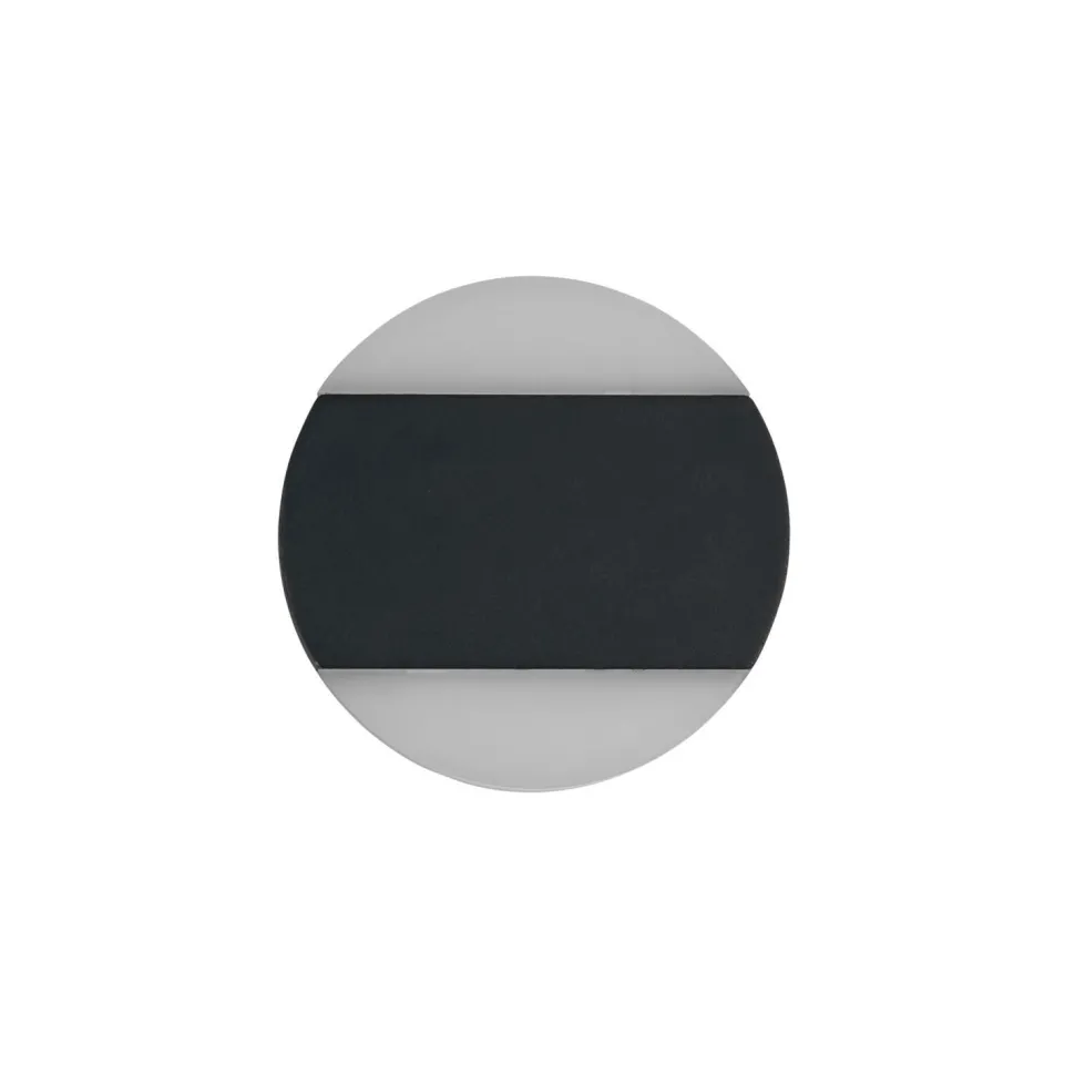 LED Außenwandlampe Aluminium IP44 287 lm Schwarz Weiß