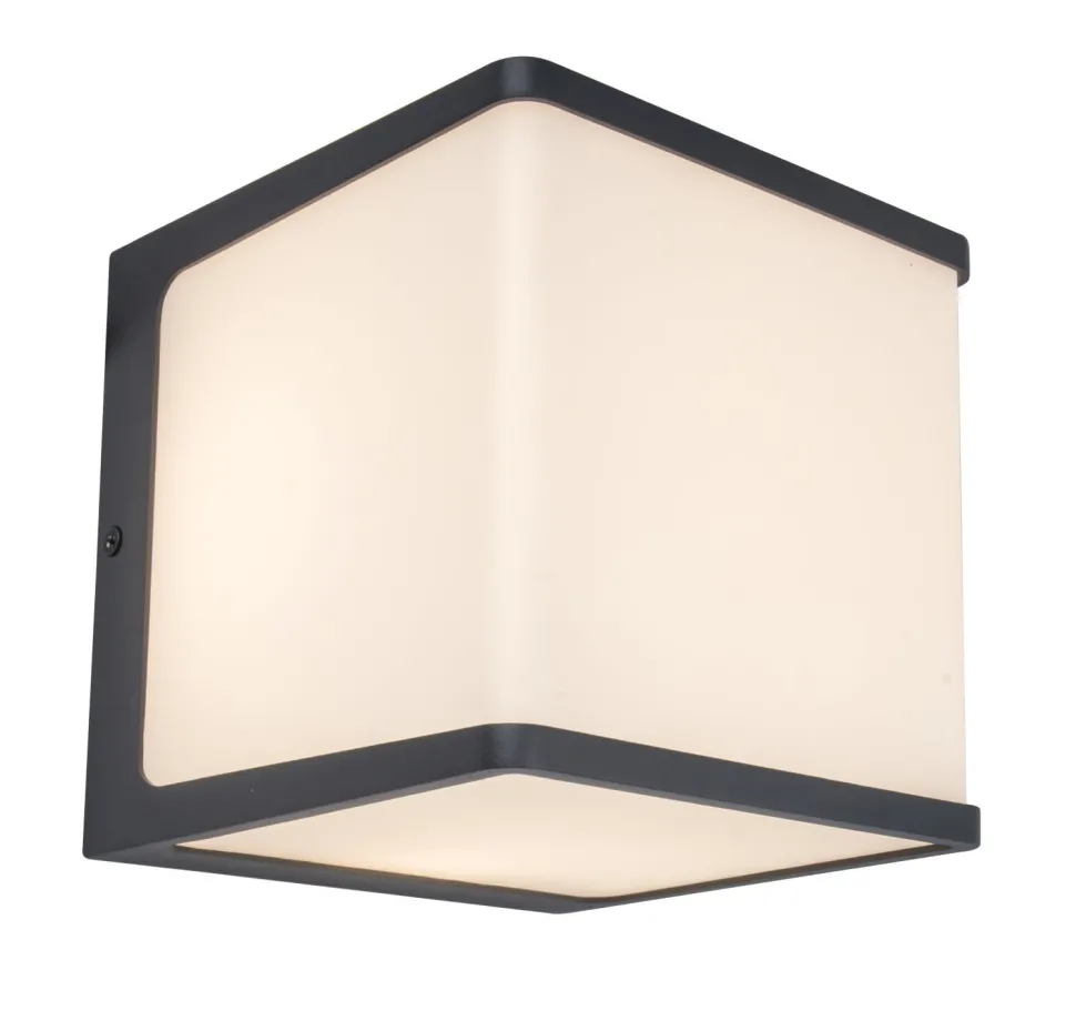 LED Außenwandlampe Anthrazit Aluminium IP54 3000 K 19 W