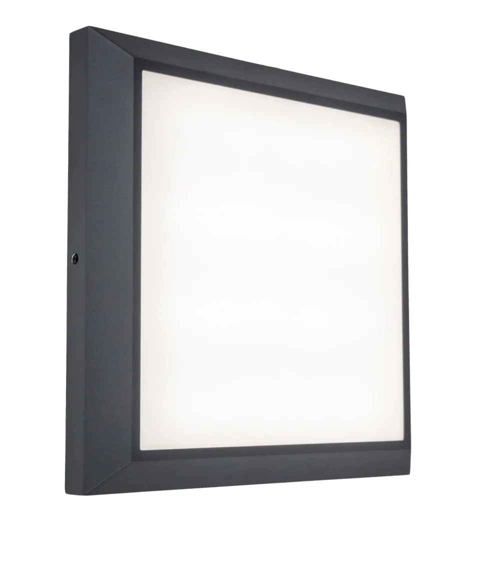 LED Außenwandleuchte Aluminium 4000 K IP54 blendarm