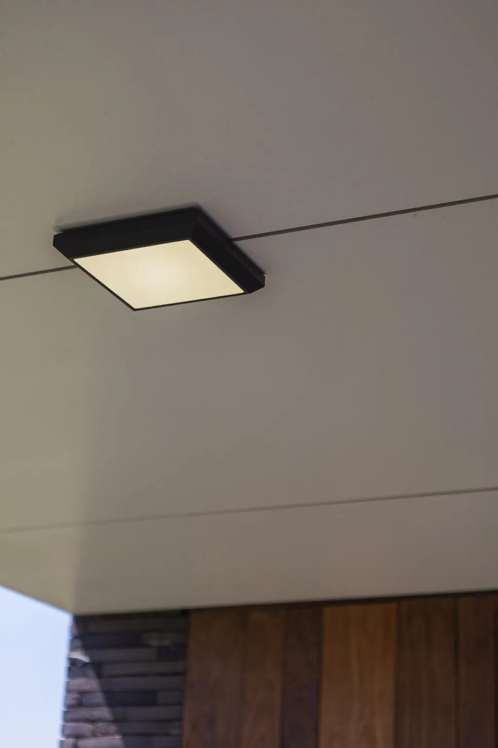 LED Außenwandleuchte Aluminium 4000 K IP54 blendarm