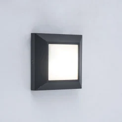 LED Außenwandleuchte Aluminium IP54 4000 K Anthrazit