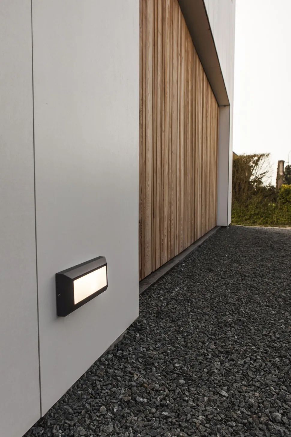 LED Außenwandleuchte Anthrazit 4000 K IP54 blendarm