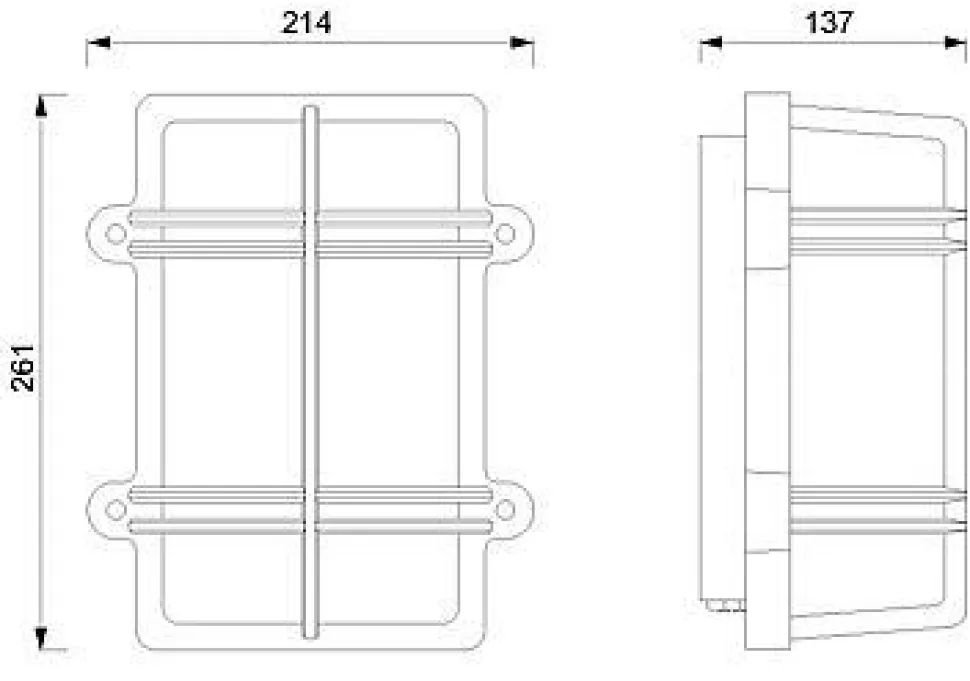 LED Außenwandleuchte Chrom Maritim IP54 Eingang