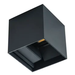 LED Außenwandleuchte Grau Modern eckig IP54 SALA