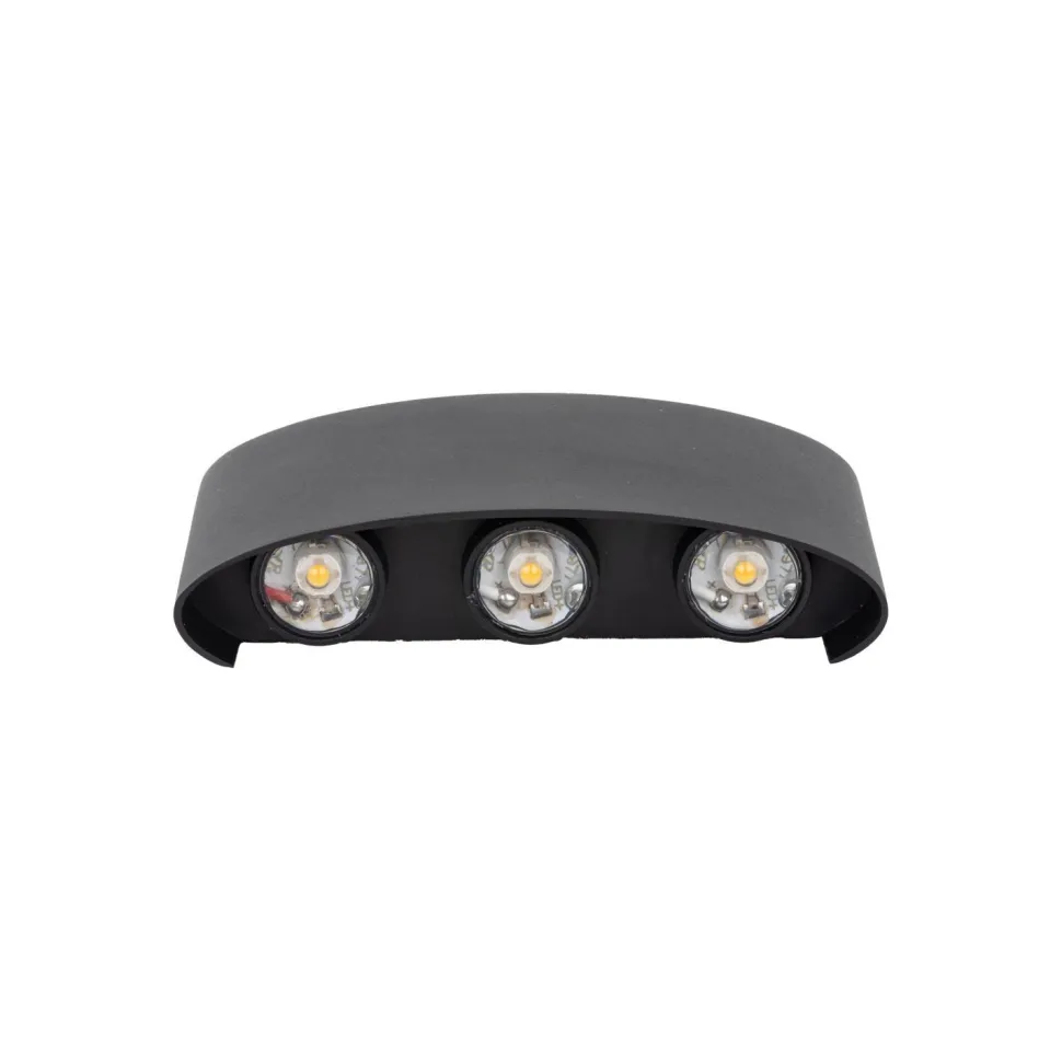 LED Außenwandleuchte Up Down IP54 H:8 cm 480 lm 3000 K