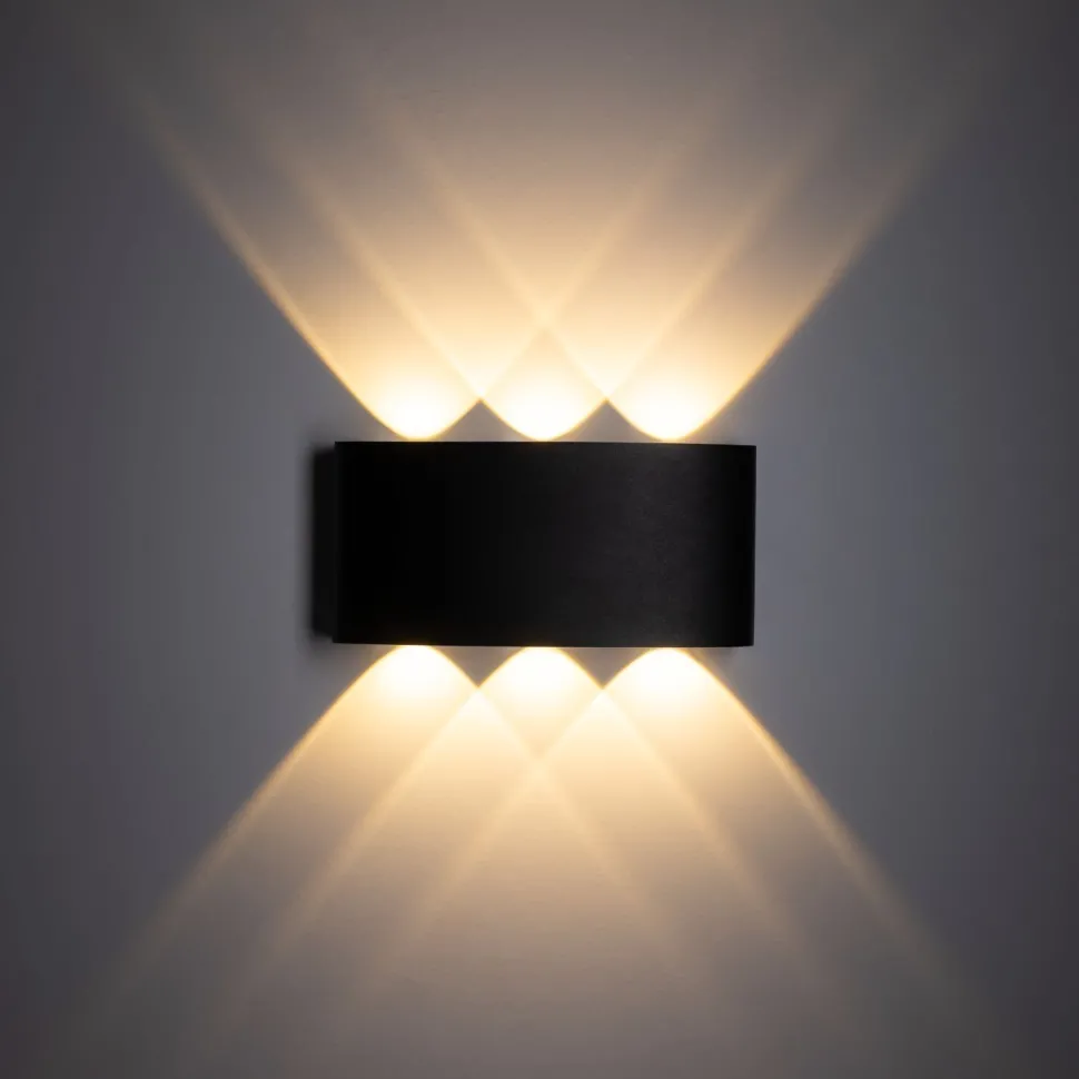 LED Außenwandleuchte Up Down IP54 H:8 cm 480 lm 3000 K