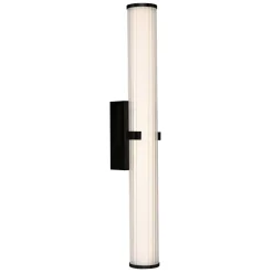 LED Badezimmerleuchte Wand 63 cm IP44 Glas Metall 3000 K