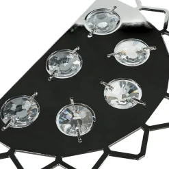 LED Badlampe Kristall Glas IP44 modernes Design