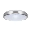 LED Badlampe rund IP44 D: 26 cm in Silber Weiß 4000 K