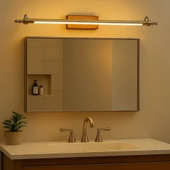 LED Bilderleuchte Metall Jugendstil 8W 79,5cm lang