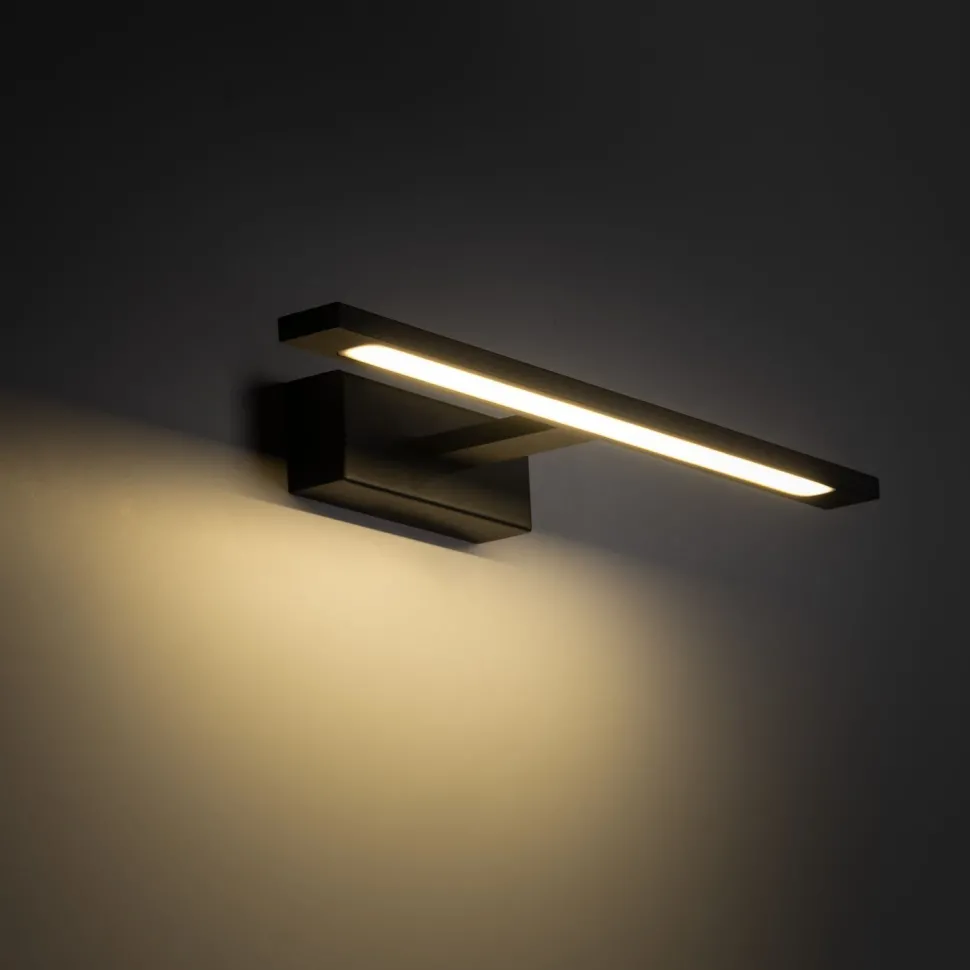 LED Bilderleuchte Schwarz 41,5 cm lang 4000 K Metall