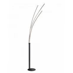 LED Bogenleuchte Schwarz Metall 6 W 733 lm 215 cm XXL