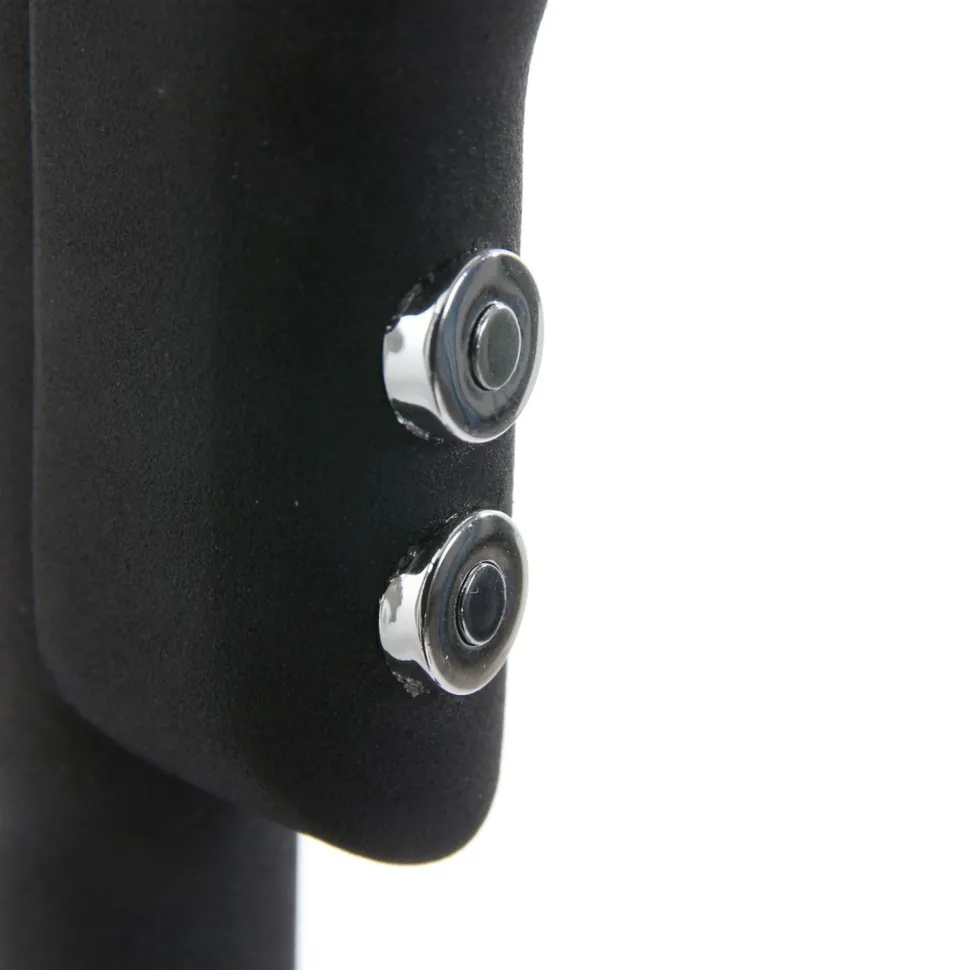 LED Deckenfluter mit Lesearm in Schwarz 185 cm dimmbar