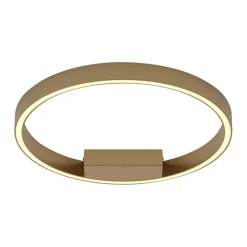 LED Deckenlampe Aluminium 3000 K warmweiß 1200 lm rund