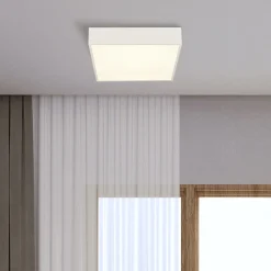 LED Deckenlampe Aluminium 16 W 3000 K IP44 B:30 cm Weiß