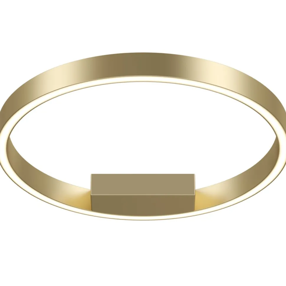 LED Deckenlampe Aluminium Ø 40 cm in Messing rund TESSA